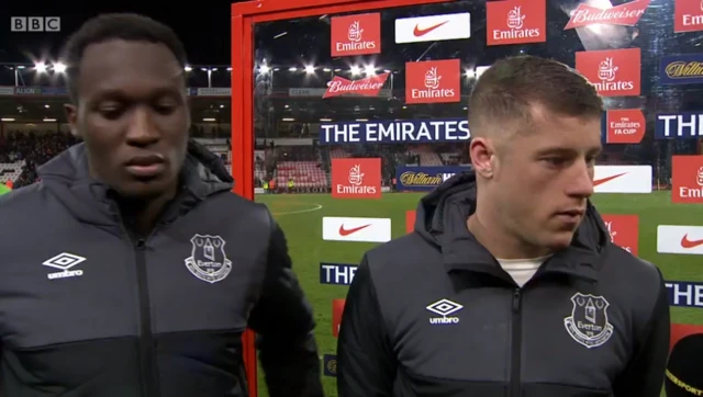 Romelu Lukaku and Ross Barkley