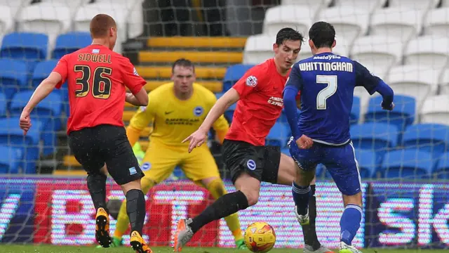 Peter Whittingham scores for Cardiff