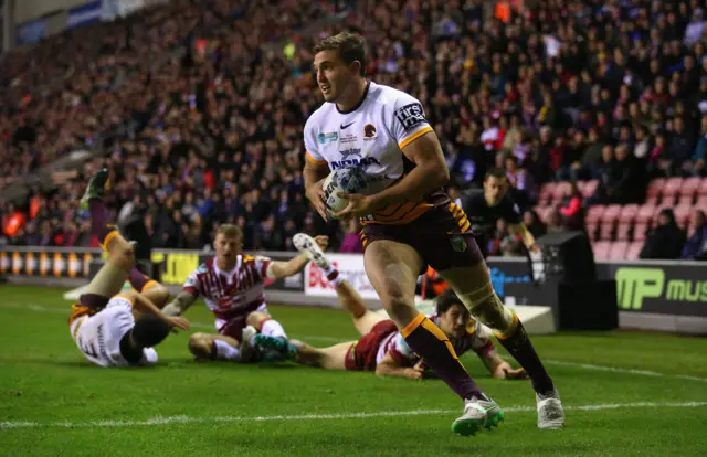 Corey Oates of Brisbane Broncos