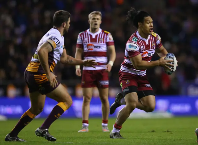 Taulima Tautai of Wigan Warriors