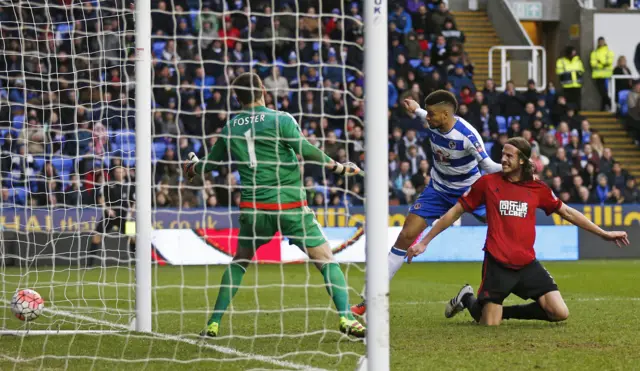 Michael Hector scores