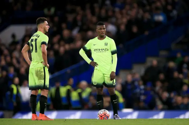 Kelechi Iheanacho and David Faupala