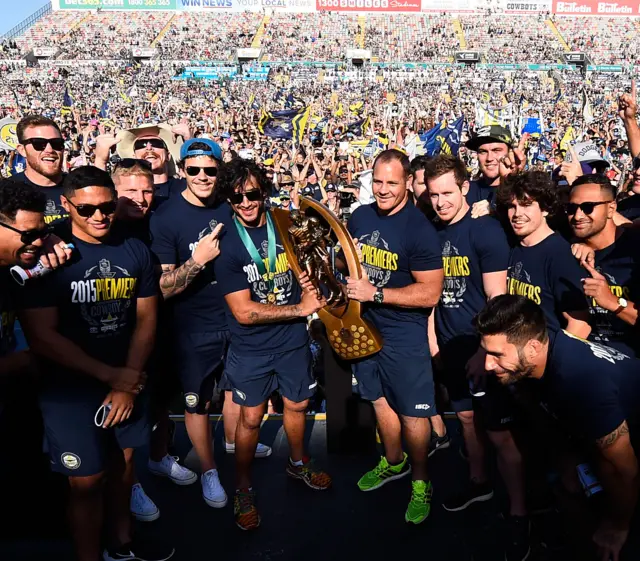 NQ Cowboys welcomed home after NRL grand final win