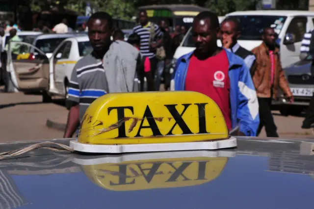 Taxi sign