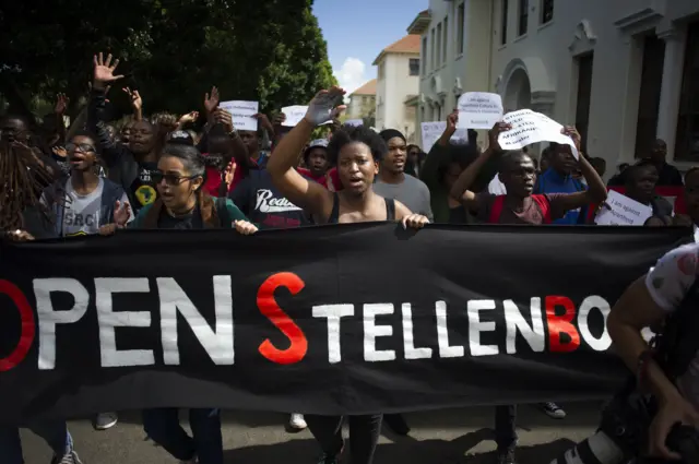 Stellenbosch protesters