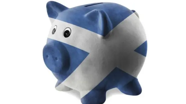 Scottish piggy bank