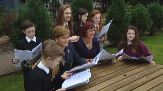 First Minister Nicola Sturgeon and Education Secretary Angela Constance launched the framework in Glasgow