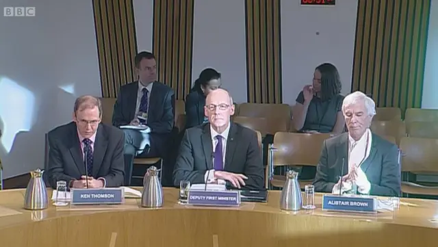 John Swinney before the Devolution Committee