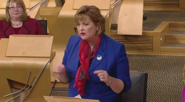 Culture Secretary Fiona Hyslop