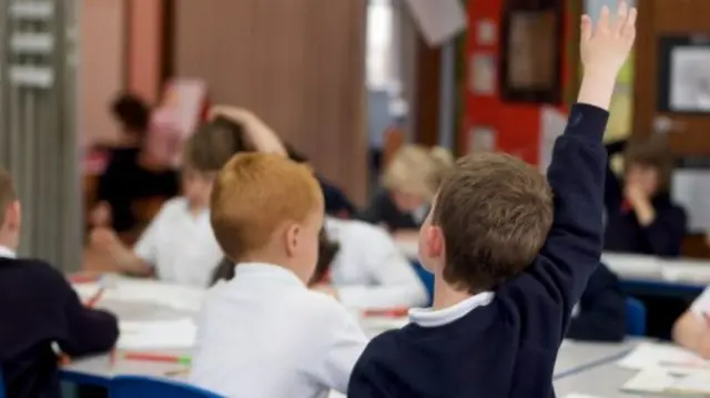 Pupils in class