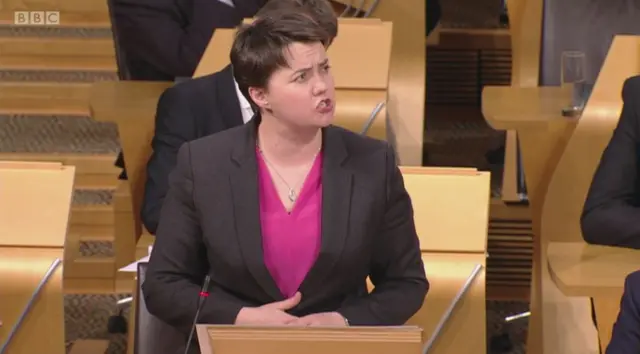 Scottish Conservative leader Ruth Davidson