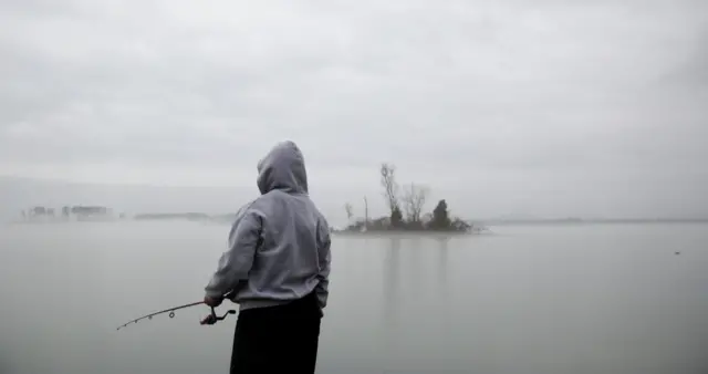 A woman fishing in Alabama