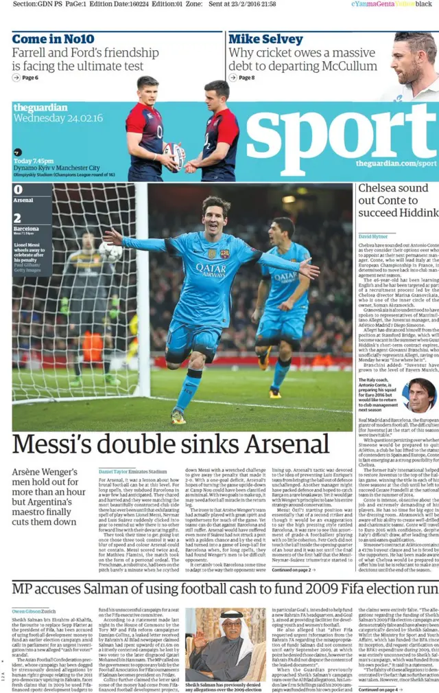 Wednesday's Guardian