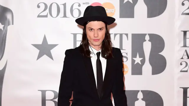 James Bay at the Brit Awards