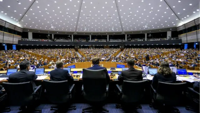 European Parliament in Brussels