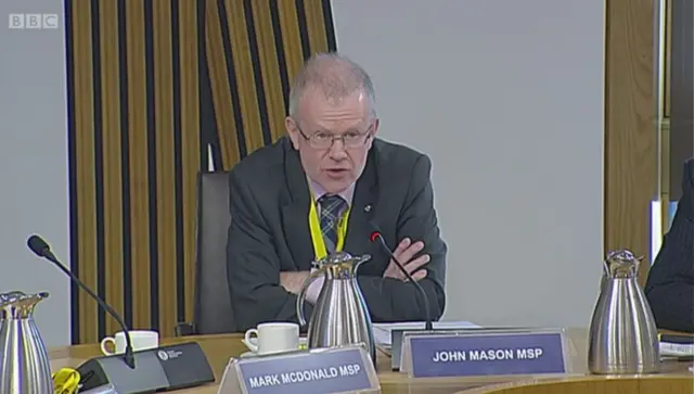 SNP MSP John Mason