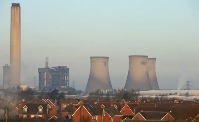 The scene following the collapse at Didcot Power Station