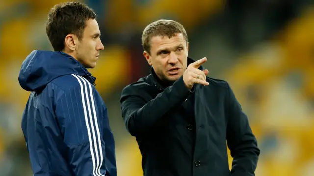 Dynamo Kiev manager Sergei Rebrov