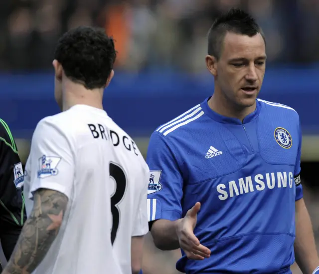 John Terry and Wayne Bridge