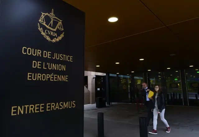 Entrance to European Court of Justice