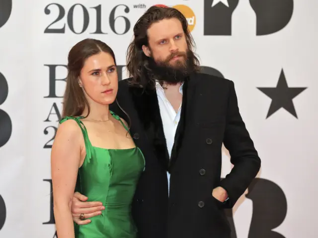 Father John Misty and wife Emma