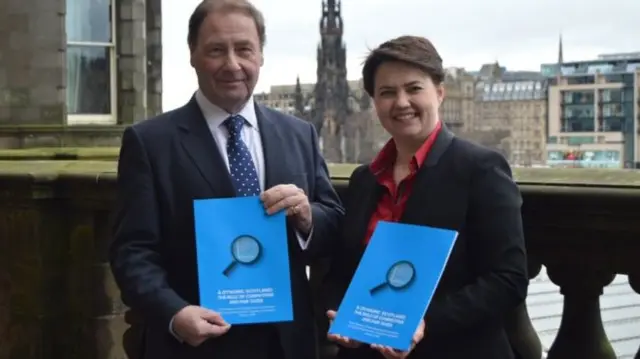 Ruth Davidson and Sir Iain McMillan