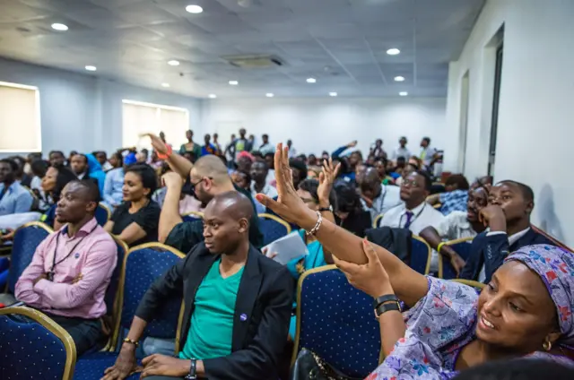 BBC Africa Debate audience in Lagos, Nigeria