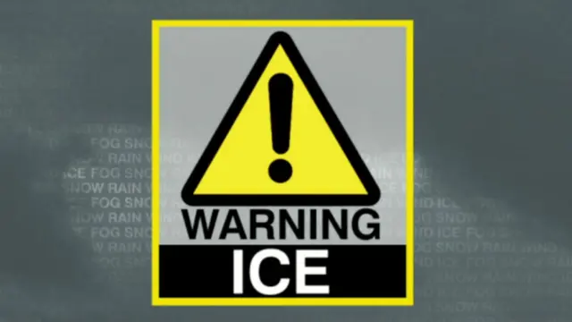 Ice warning