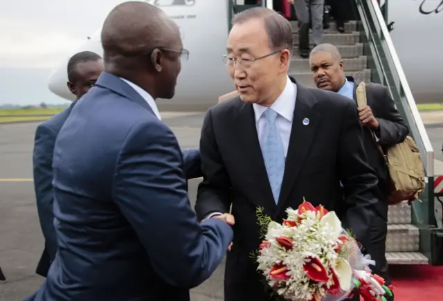 Burundi president and UN chief