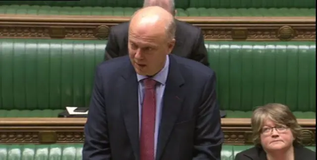 Leader of the House Chris Grayling