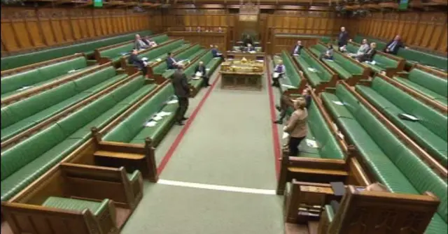 MPs stand to indicate they would like to make a speech