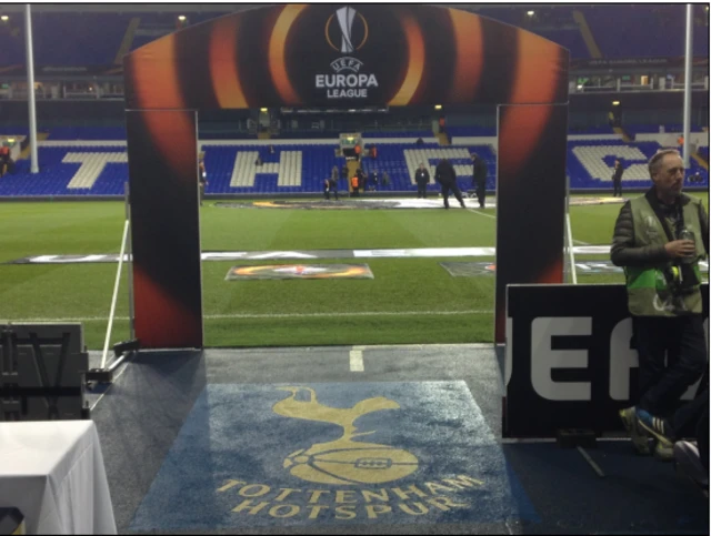 Countdown to kick-off at White Hart Lane