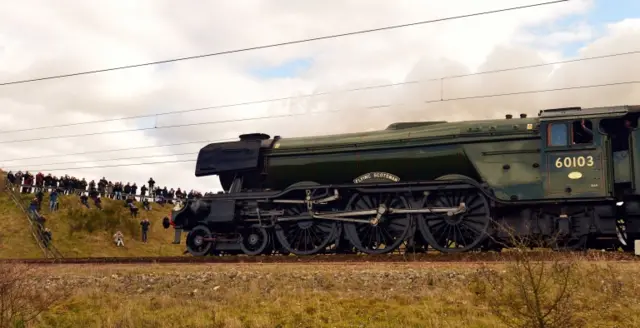 Flying Scotsman at Colton Junction near York