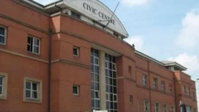 Stoke civic centre