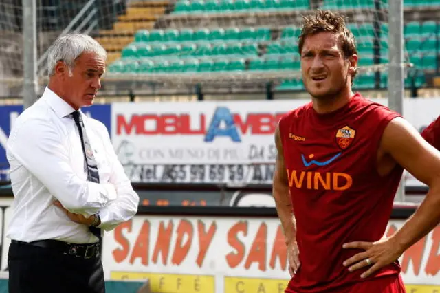 Ranieri and Totti