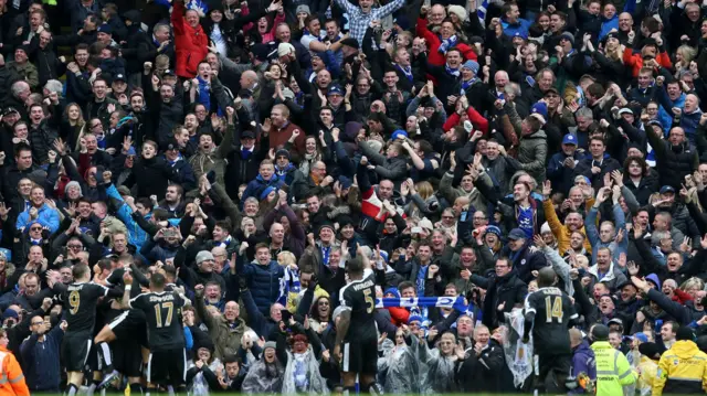 Leicester celebrate