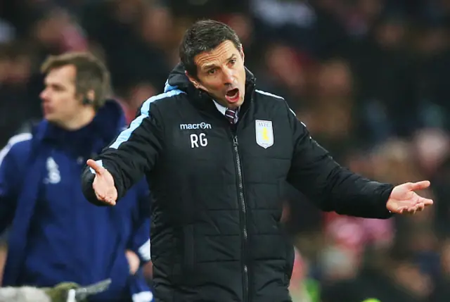 Aston Villa manager Remi Garde is not happy with some of his players