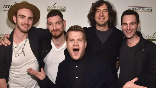 James Corden and Snow Patrol