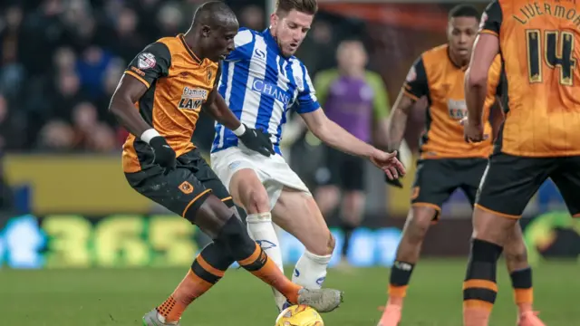 Mo Diame and Sam Hutchinson