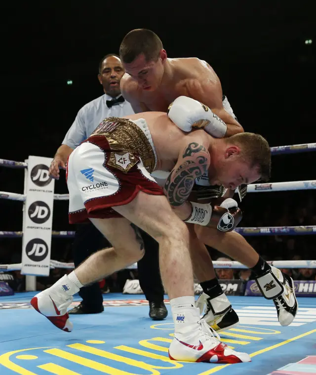 Carl Frampton and Scott Quigg