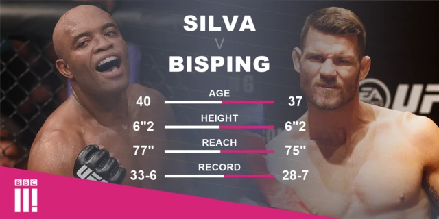 Michael Bisping and Anderson Silva