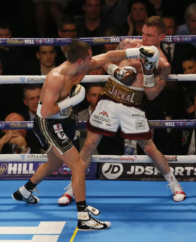 Carl Frampton and Scott Quigg