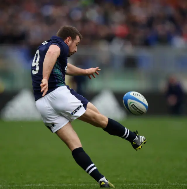 Greig Laidlaw scores more points for Scotland