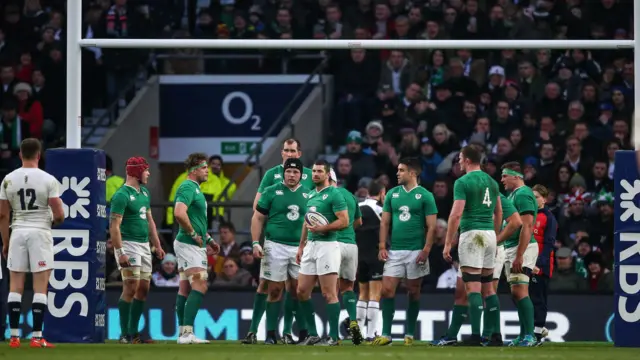 Ireland team under pressure under their own posts