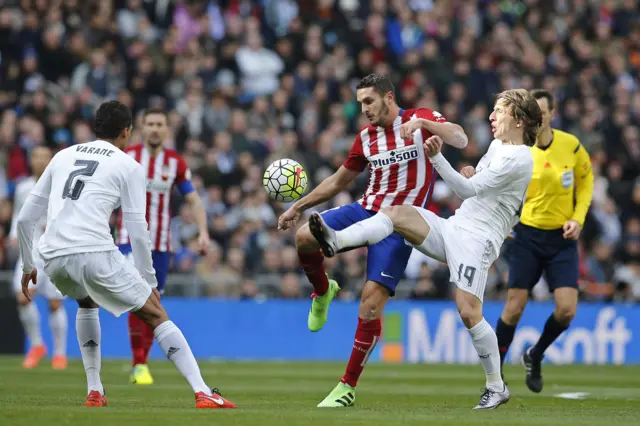 Real Madrid v Atletico Madrid