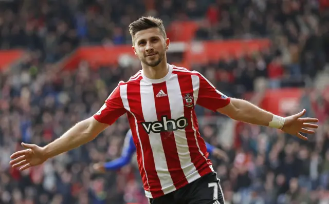 Shane Long celebrates