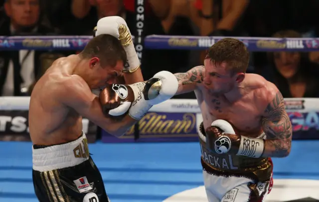 Carl Frampton and Scott Quigg