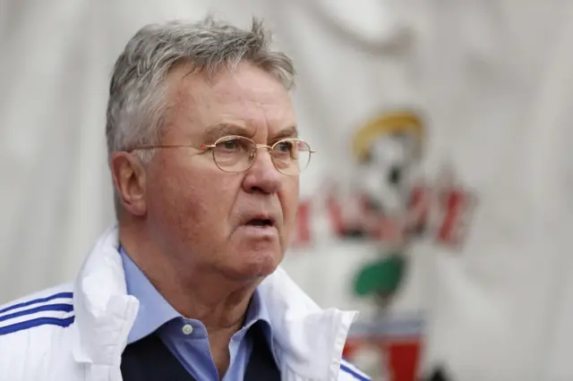 Chelsea boss Guus Hiddink