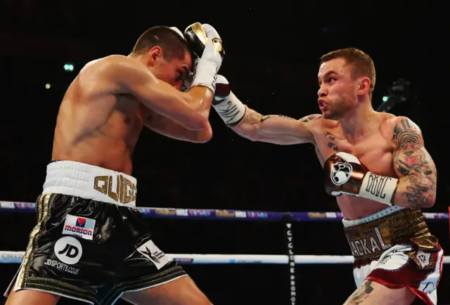 Carl Frampton and Scott Quigg