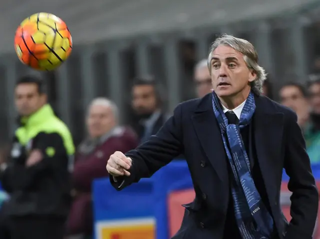 Inter Milan boss Roberto Mancini